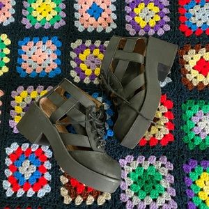 jeffrey campbell “thom” cut out booties